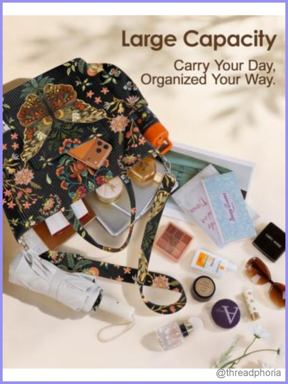 Corduroy Crossbody Tote Bag Large Laptop Shoulder Bag 3-Way Carry - Picture 3 of 6